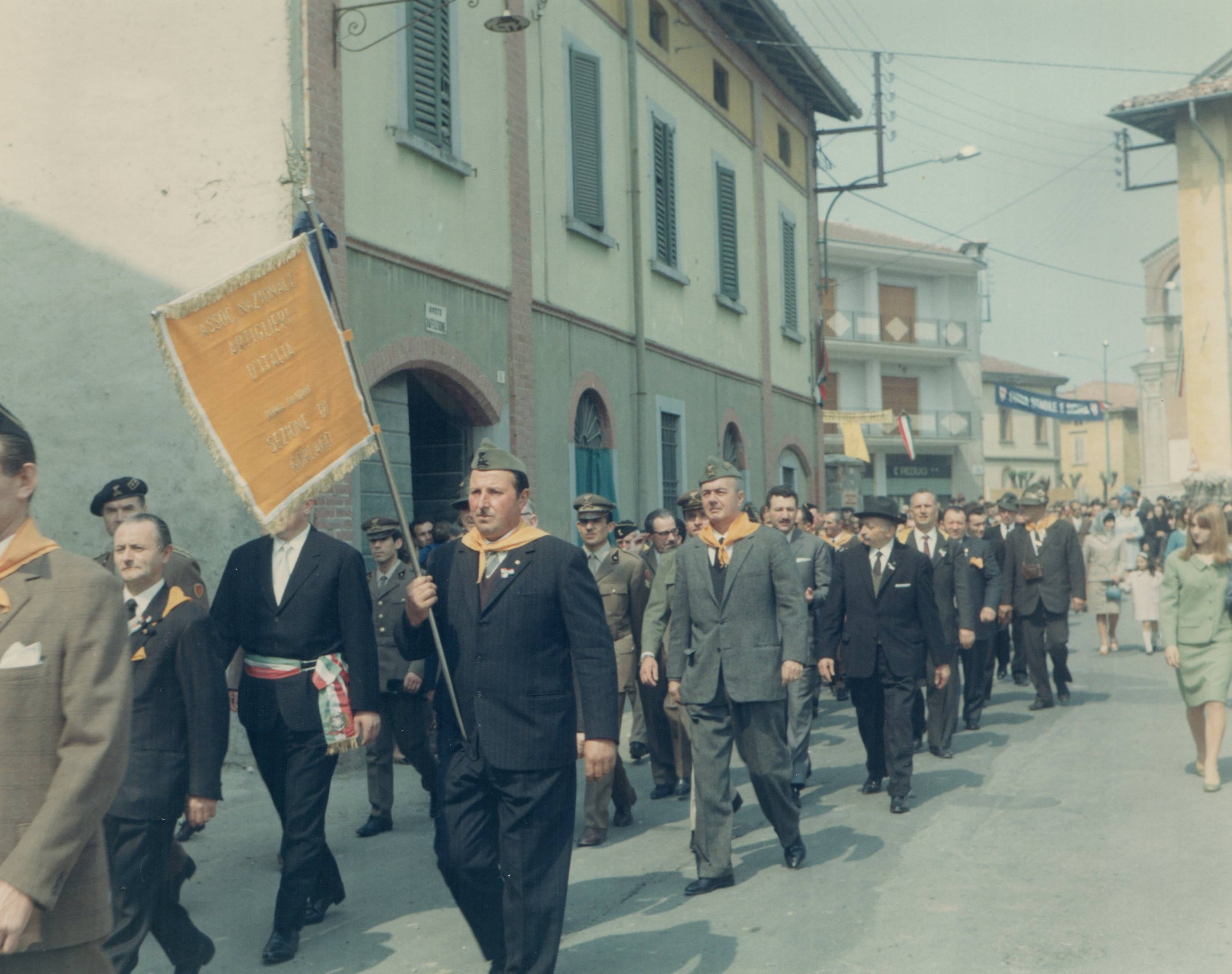 Manifestazione Artiglieri 21 aprile 1968